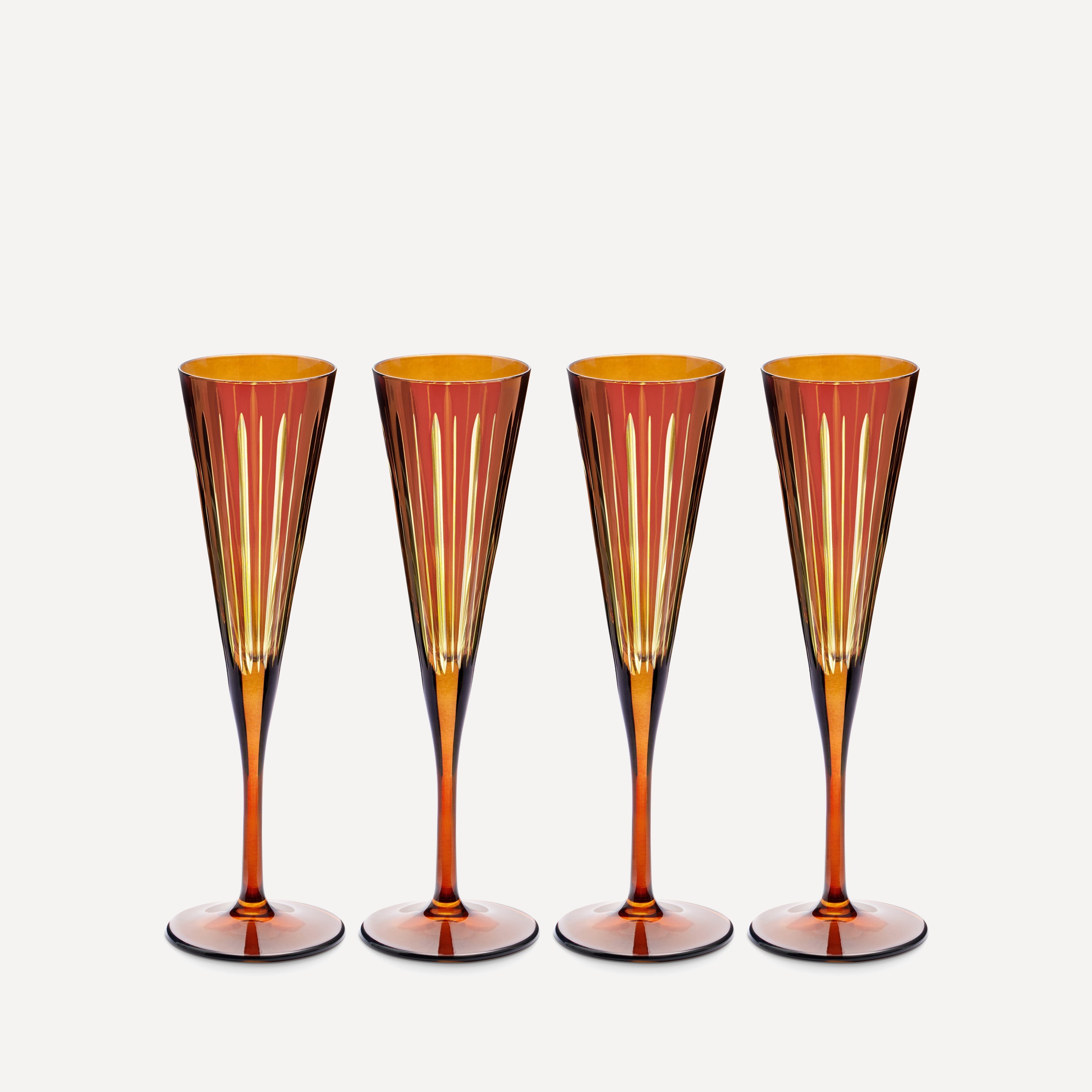 Prism Champagne Flutes