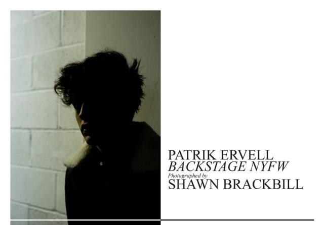 Patrik Ervell Backstage- NYFW