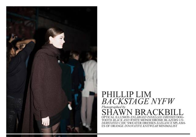 Phillip Lim Backstage- NYFW